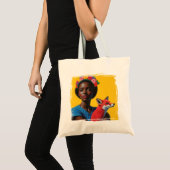Tas voor Afrikaanse vrouw en vos (Voorkant (product))