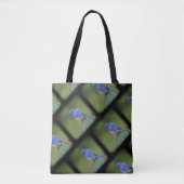 Tas voor blauwe en groene blauwvogel voor vogellov (Voorkant)