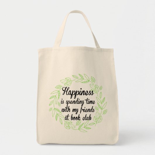Tas voor Book Club Group Happiness Friends (Voorkant)