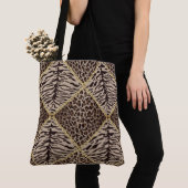 Tas voor bruin afdrukken met diamant (Dichtbij)