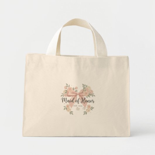 Tas voor de getuige van de bruid, gepersonaliseerd (Voorkant)