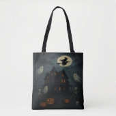 Tas voor een griezelig Halloweenhuis (Voorkant)
