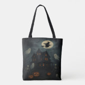 Tas voor een griezelig Halloweenhuis (Achterkant)