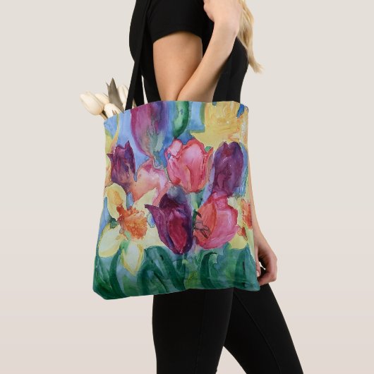 Tas voor het schilderen van de Vibrant Spring Flow (Dichtbij)