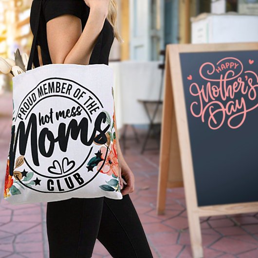 Tas voor Moederdag: Hot Mess Moeder Tote