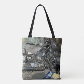 Tas voor motorrijwielen (Achterkant)