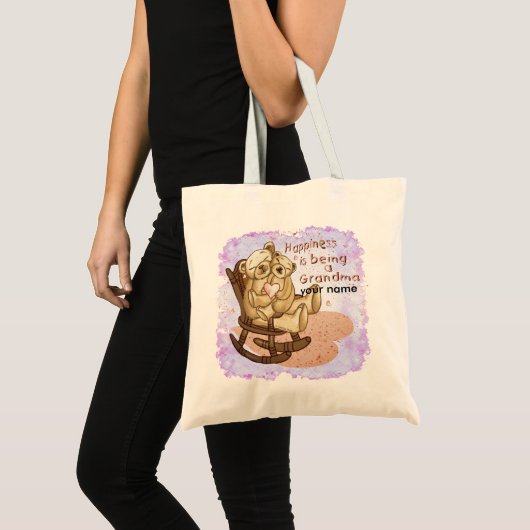 Tas voor oma met geluksgevoel (Voorkant (product))