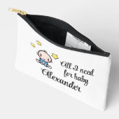 Tas voor onderweg, baby jongen, gepersonaliseerd  (Open)