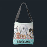 Tas voor persoonlijk Hondenliefhebber<br><div class="desc">Moet van het Collectie van de Honden houden Persoonlijk Puppy Tas die een serie van schattige Puppys met inbegrip van Husky,  Sheepdog,  Golden Doodle,  Corgi,  Spaniel,  Mountain Dog,  Bulldog en Schnauzer Grote gift voor Hondenliefhebbers kenmerkt</div>