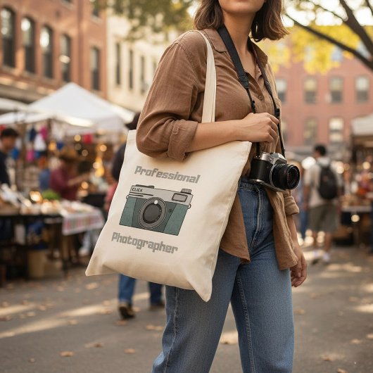 Tas voor professionele fotografen met camera en fo