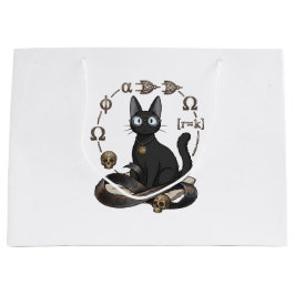 Tas voor rechtenstudente met Zwarte Kat Lady Justi Groot Cadeauzakje