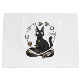 Tas voor rechtenstudente met Zwarte Kat Lady Justi Groot Cadeauzakje