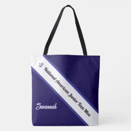Tas voor schoonheidskoningin met douchesash en kro
