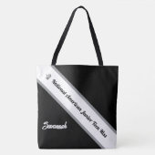 Tas voor schoonheidskoningin met douchesash en kro (Voorkant)