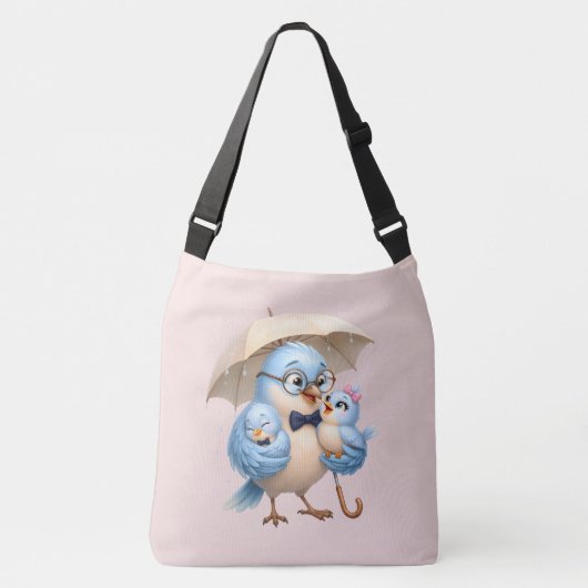 Tas voor vader vogel familie (Voorkant)