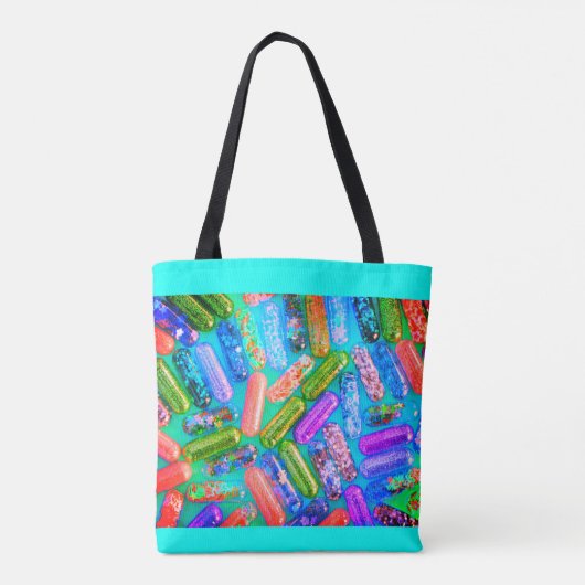 Tas voor verpleegkundige glitter (Achterkant)