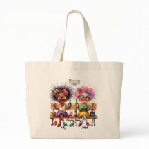 Tas voor volwassenen met eigenzinnige wijn dames