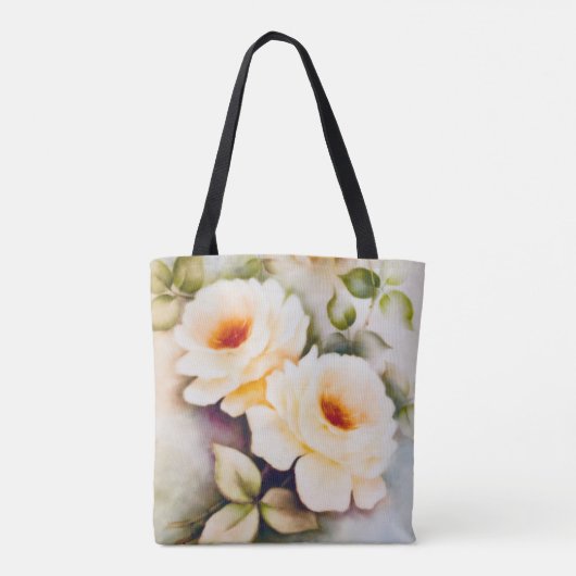 Tas voor Waterverf van Cream Rozen (Achterkant)