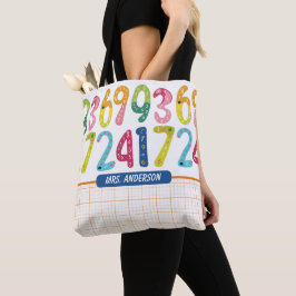 Tas voor wiskundeleraar op school