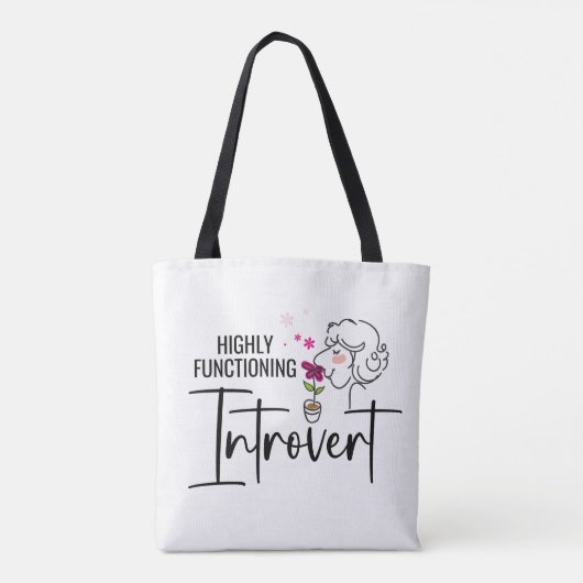 Tas voor zeer goed functionerende Introvert-begrot (Achterkant)