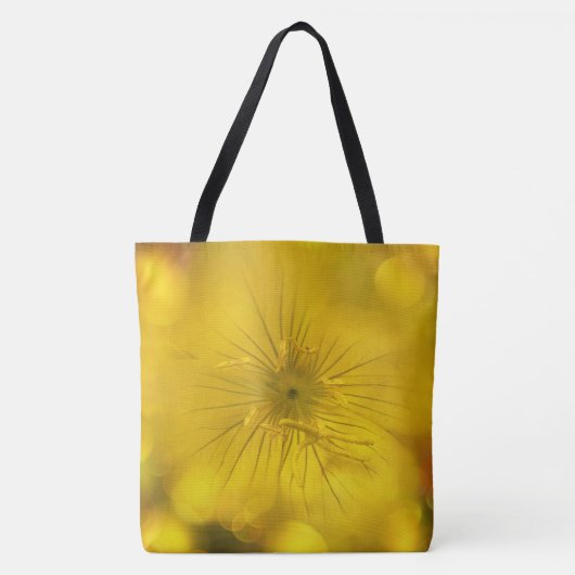 Tas Yellow Bokeh Flower (Voorkant)