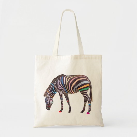 Tas Zebra regenboog (Voorkant)