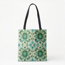Tas Zellige Groen Aquarel