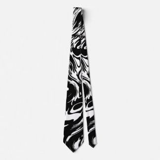 Tas zwart-wit stijl abstract stropdas