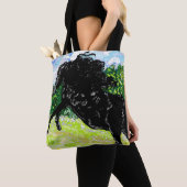 Tas: ZWARTE STALLION Tote Bag (Dichtbij)