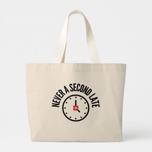 Tas Zwitserse Punctualiteit (Achterkant)