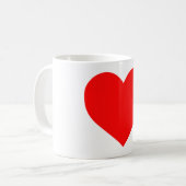 tasa con corazon koffiemok (Voorkant links)