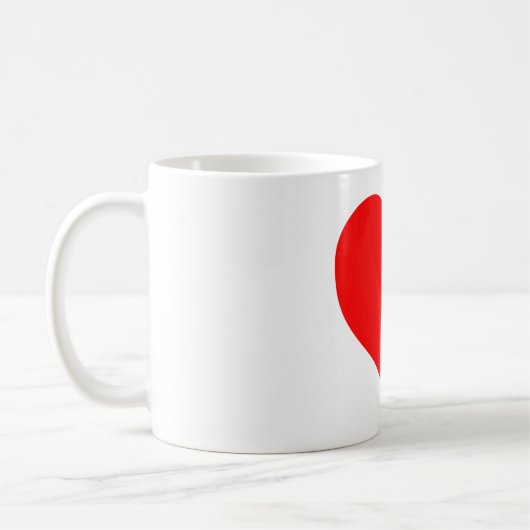 tasa con corazon koffiemok (Links)