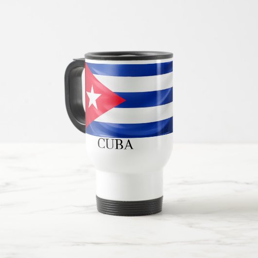 TASA CON VANDERA DE CUBA REISBEKER (Voorkant links)