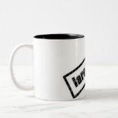 Tasa para Cafe Modelo Rekwaaie. Tweekleurige Koffiemok (Links)