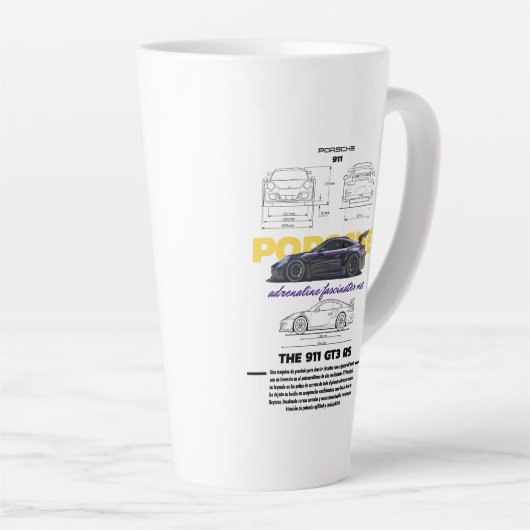 Tasa Porsche GT3 RS Latte Mok (Rechterhoek)