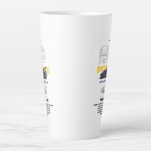 Tasa Porsche GT3 RS Latte Mok (Voorkant)