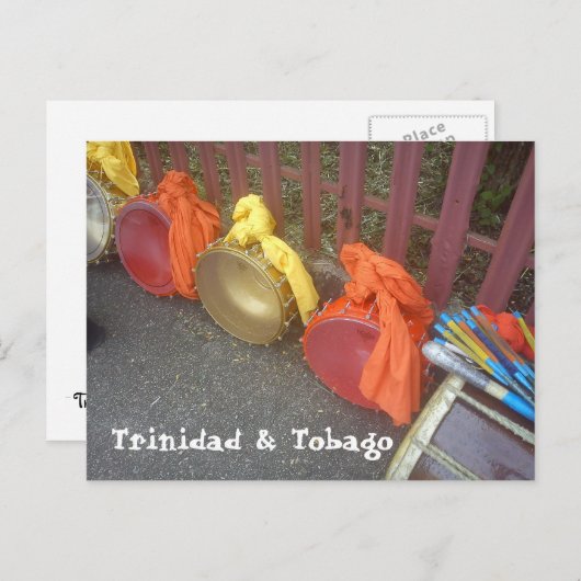 Tasas, Trinidad en Tobago Briefkaart (Voorkant / Achterkant)