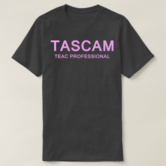 Tascam roze t-shirt (Design voorkant)