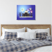 Tasch Mahal Indien Druck auf Keilleinwand 2 Canvas Afdruk (Insitu (Slaapkamer))