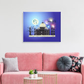 Tasch Mahal Indien Druck auf Keilleinwand 2 Canvas Afdruk (Insitu (Woonkamer))