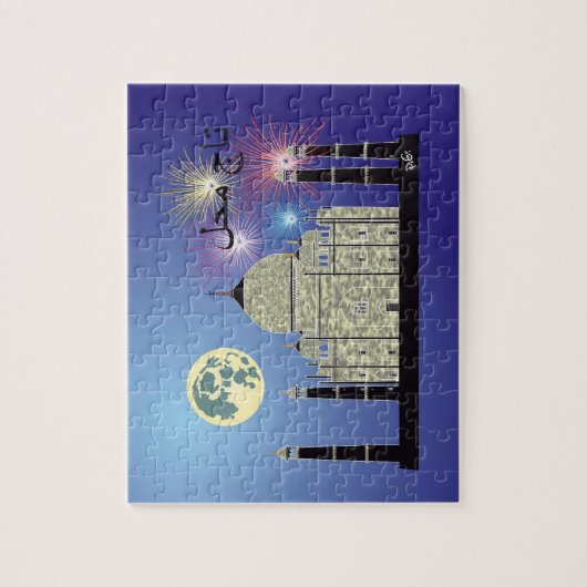 Tasch Mahal Indien Puzzles 3 Legpuzzel (Verticaal)