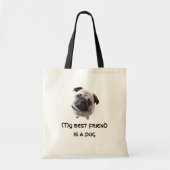 Tasche "Mops" Tote Bag (Voorkant)