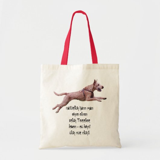 Tasche "Natürlich kann man ..." Tote Bag (Voorkant)
