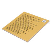 Tash Leo Tile Tegeltje (Zijkant)