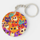 Tashirojima, het eiland van de katten sleutelhanger (Achterkant)