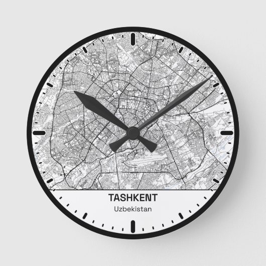 Tashkent Klok Stad Lijn Kunst (Voorkant)