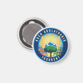 Tashkent stadszegel, Oezbekistan Magneet (Voorkant / Achterkant)