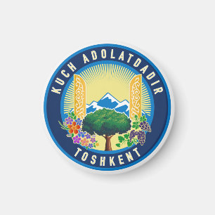 Tashkent stadszegel, Oezbekistan Magneet