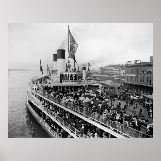 Tashmoo in Detroit, 1900 Poster (Voorkant)