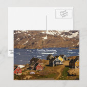 Tasiilaq, Groenland Briefkaart (Voorkant / Achterkant)